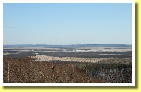 Landscape of Kushiro Shitsugen in winter
