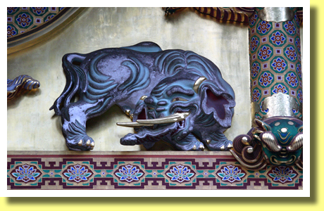 Elephant in Relief, Nikko Toshogu, Tochigi, Kanto