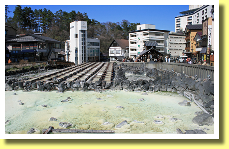 Yubatake, Kusatsu Onsen, Gunma, Kanto