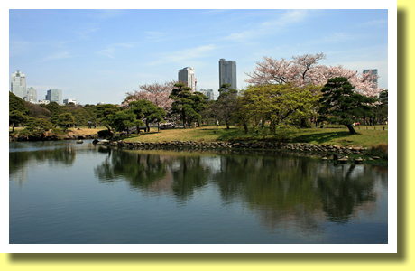 Hamarikyu Garden, Tokyo, Japan