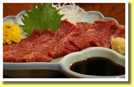 Basashi ( Horse Meat Sashimi ), Nagano, Koh-Shin-Etsu