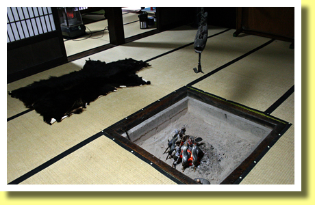Inside Gassho Style House, Suganuma Village, Gokayama, Nanto City, Hokuriku