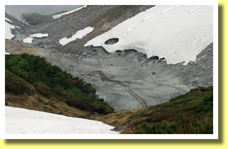 Jigoku-dani ( hell valley ), Murodo-daira, Tateyama, Toyama, Hokuriku