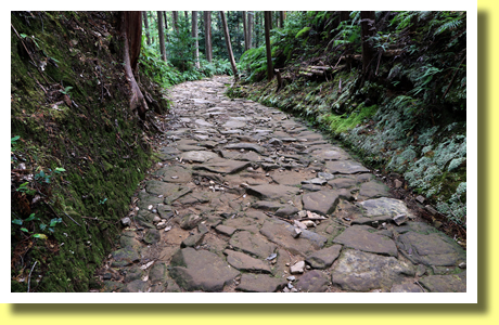 Stone Pavement of Kumano Kodo, Wakayama Prefecture, Kinki