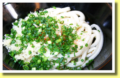 Bukkake Udon, Matsushita Seimenjo, Takamatsu, Kagawa Pref., Shikoku