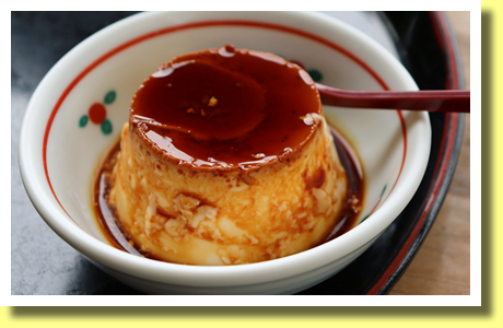 Jigoku Mushi Creme Caramel, Beppu Onsen, Oita Pref., Kyushu