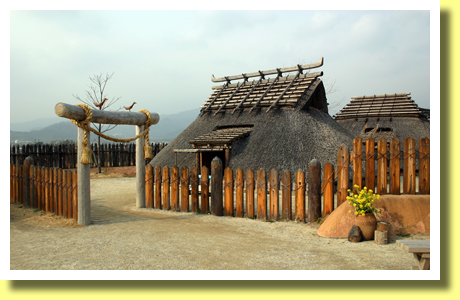 Reconstructed Ruler's Residence, Yoshinogari Historical Park, Saga Pref., Kyushu