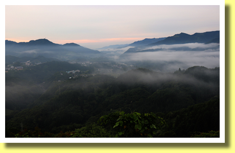 Landscape from Kunimi-ga-oka, Takachiho Town, Miyazaki Pref., Kyushu