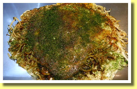 Okonomi-yaki, Hiroshima City, Hiroshima Pref., Chugoku Region