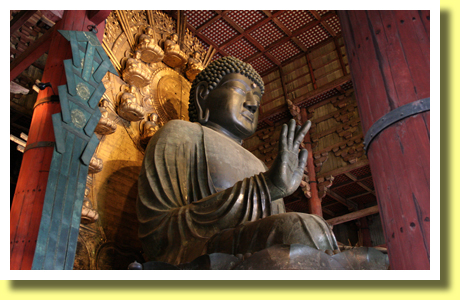 Daibutsu, Todai-ji Temple, Nara City, Nara Pref., Kinki region