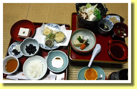 Shojin Ryori, Kongo-Sanmai-in, Mount Koya, Wakayama Pref., Kinki Region